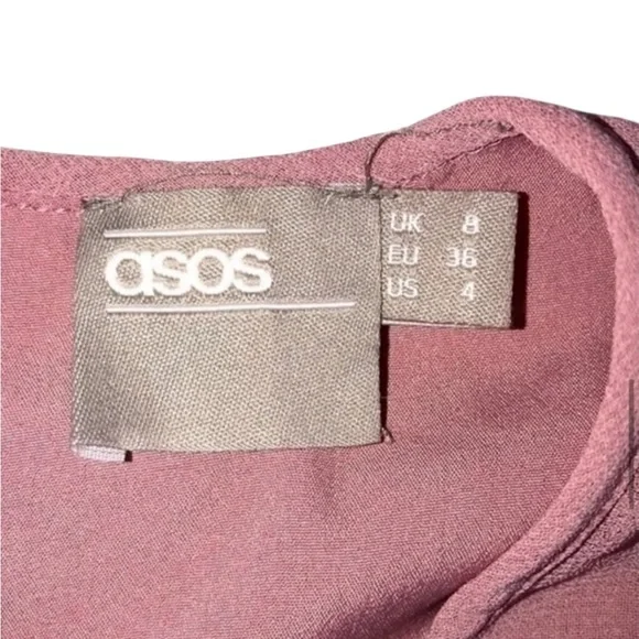 ASOS Wrap Dress With Embroidered Peacock & Flower Detail - Picture 4 of 13